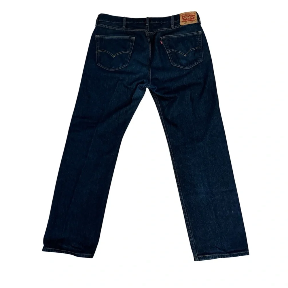 Classic Deep Blue Straight Men's Jeans